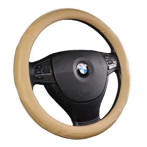 38cm15inchs Styling Leather Car Steering Wheel Cover For Universal Car