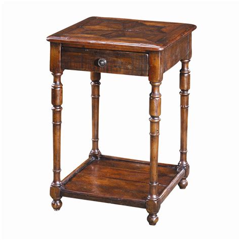 Theodore Alexander Tables Traditional Antique Wood End Table Sprintz