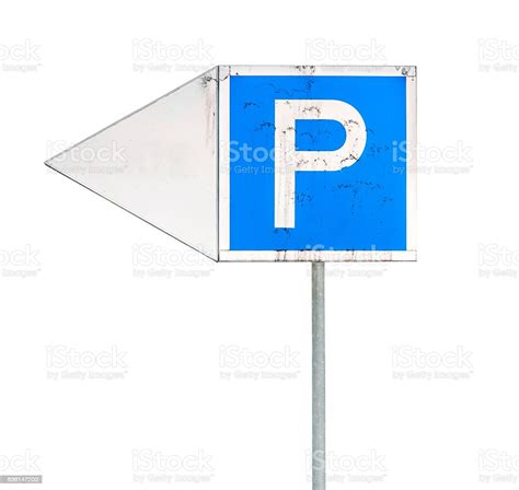 Blue Parking Sign Isolated Stock Photo Download Image Now Blue