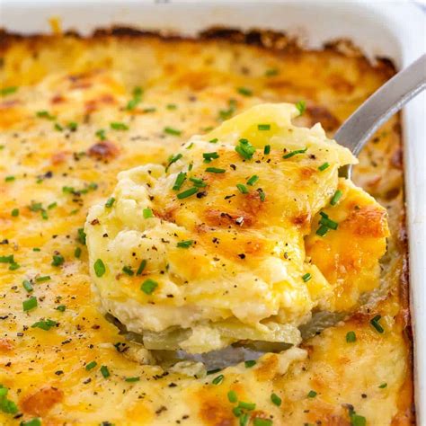Stir these ingredients together, then add the cooked fennel and onion slices and mix well. Potatoes Au Gratin Recipe - Jessica Gavin