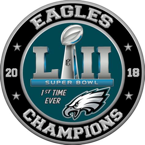 Philadelphia Eagles Super Bowl 52 2018 Champions Sticker Decal Nfl