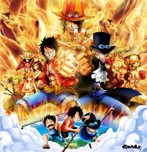 Luffy Ace And Sabo One Piece ワンピース Hình Xăm Cánh Tay Hình Xăm