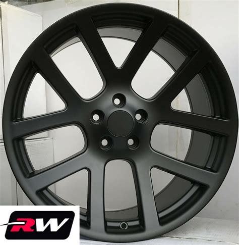 22 Rw Wheels For Dodge Ram 1500 22x10 Matte Black Srt10 Srt 10 Style