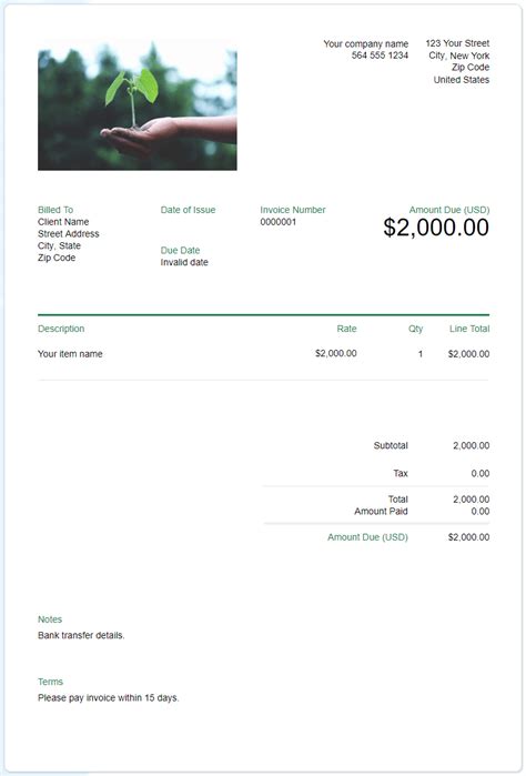 Printable and fillable free commercial invoice template. Free Blank Invoice Template | Download Now | Get Paid Easily