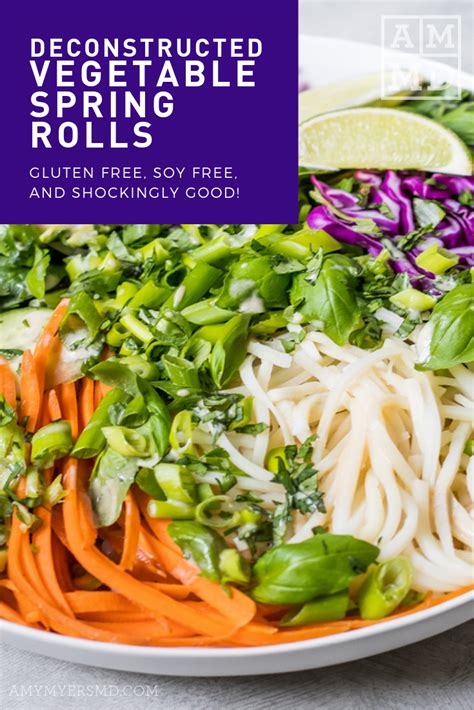 Spring rolls have to be served hot with some ketchup or chutney. Deconstructed Vegetable Spring Rolls | Recipe in 2020 | Vegetable spring rolls, Spring rolls ...
