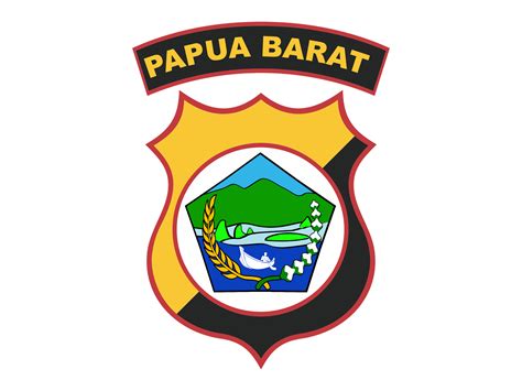 Logo Polda Papua Barat Format Cdr And Png Logo Vector