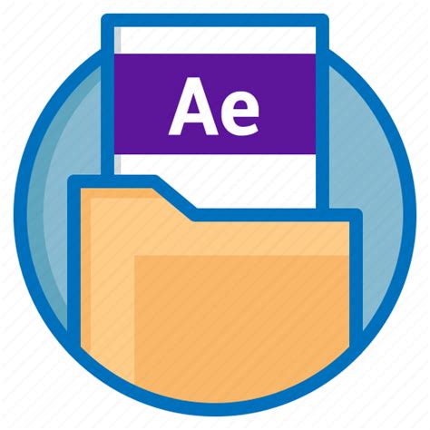 Ae After Effects Document Extension File Icon Download On Iconfinder