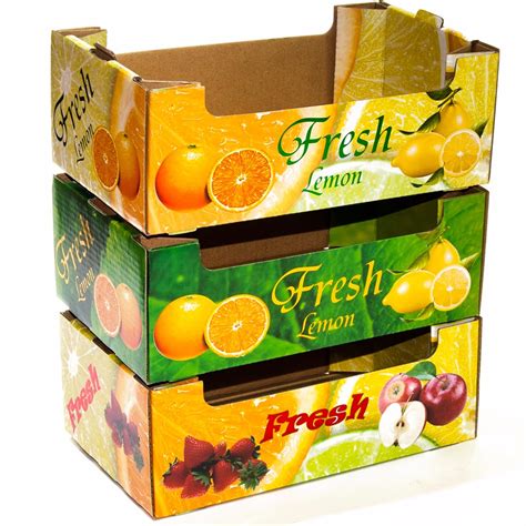 Supply Factory Customized Fruit Packaging Box Fruit Display Box Fruit