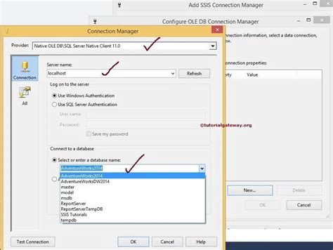 Ole Db Connection Manager In Ssis