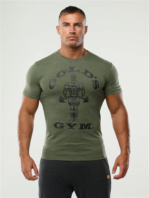 Clothing T Shirts Golds Gym Mens Muscle Joe T Shirt Workout Premium Training Fitness Gym