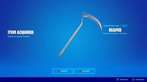 How To Get The Reaper Pickaxe For Free Halloween Pickaxe In Fortnite