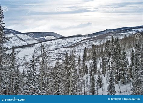 Scenic Snowy Mountains Stock Image Image Of Colorado 13918295