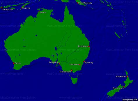 Show New Zealand On World Map New Zealand Map And Satellite Image