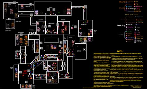 Fanmade Ultimate Custom Night Map Zoom In For Better Details And Text