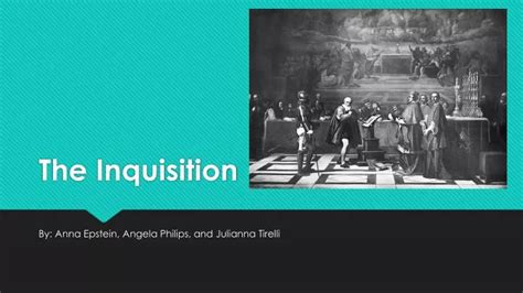 Ppt The Inquisition Powerpoint Presentation Free Download Id7064184