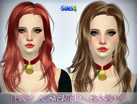 Peggy Converted Elasims Retexture Sims 4 Hair