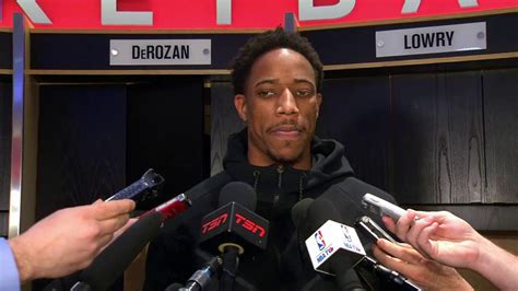 Raptors Post Game Demar Derozan January 13 2017 Youtube