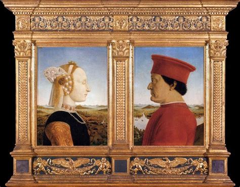 Duke And Duchess Of Urbino By Piero Della Francesca 1472 Italian