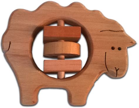 • premium quality sustainable plywood. 00716 - Baby Rattle - Sheep - TARATA ONLINE SHOP MADE IN ...