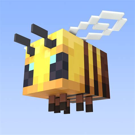 Artstation Minecraft Bee Model