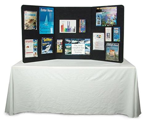 Displays2go 72 X 36 Inches 3 Panel Tabletop Display Presentation Board