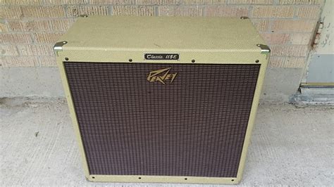 Maybe you would like to learn more about one of these? USA Peavey Classic Tweed 115E 1x15 Extension Cabinet Tweed ...