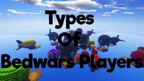 Types Of Bedwars Players Youtube