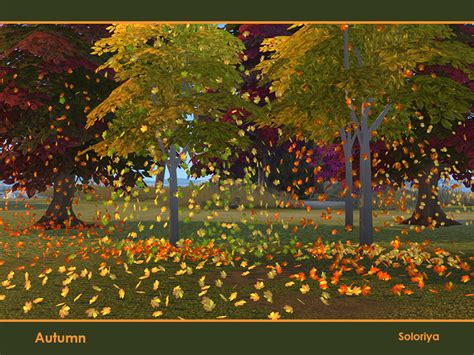 The Sims Resource Autumn Leaves V4 Vertical Version