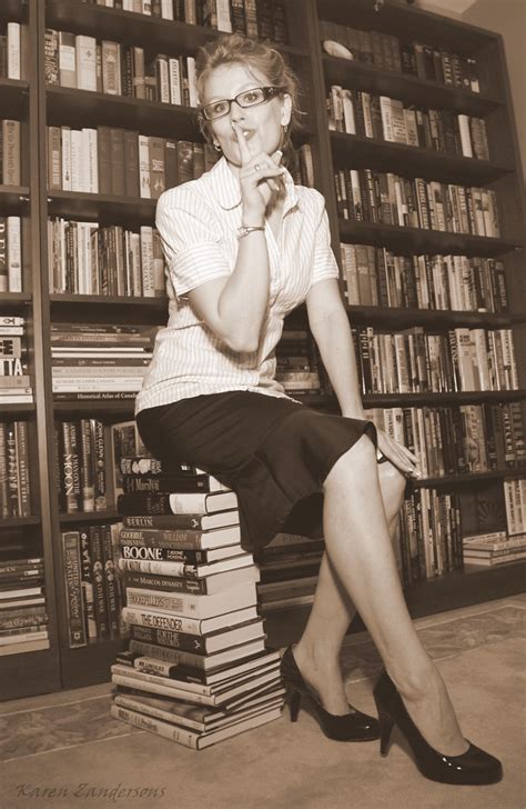 Sexy Librarian Model Jess Karen Zandersons Flickr