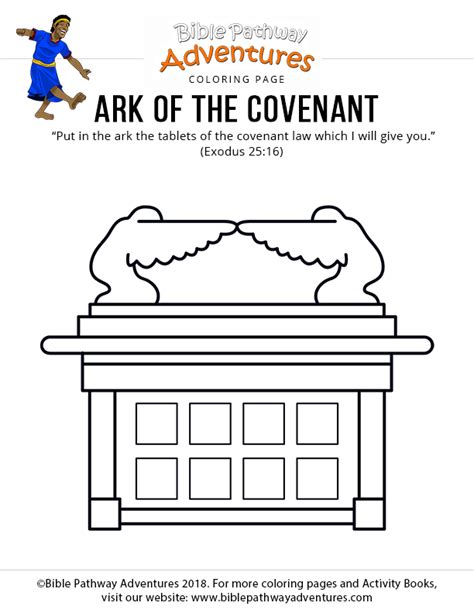 Ark of the Covenant | Vacation bible school craft, Kids bible printables, Bible for kids