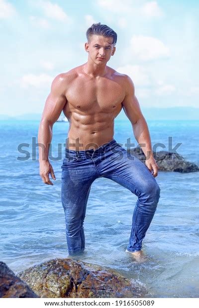 Bodybuilder And Sea Stock Photos Images Photography Shutterstock