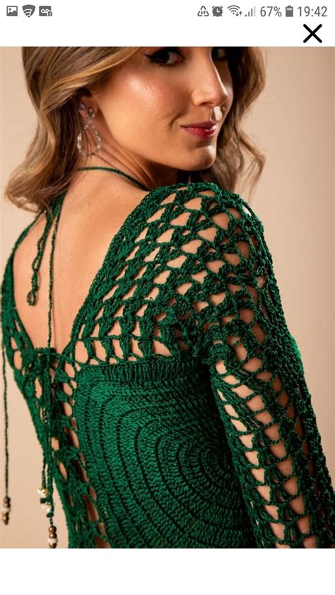 Fátima Almeida adlı kullanıcının Vestido de crochê panosundaki Pin Tığ işi elbiseler