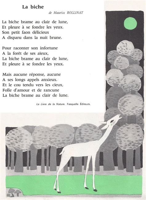 Poème de Maurice Rollinat (1846-1903) | Poesie enfant, Poesie ecole