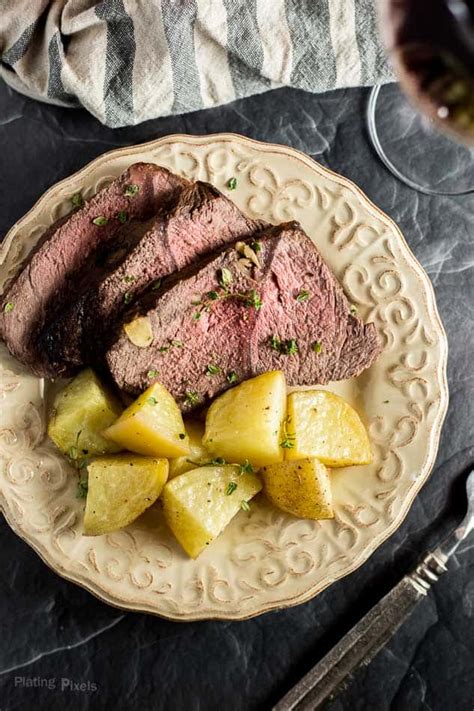 Place on rack in a shallow roasting pan, fat side up. Red Wine Marinated Prime Rib Recipe - Plating Pixels