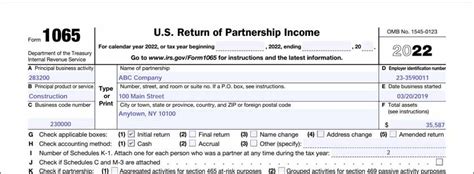 Form 1065 Step By Step Instructions Free Checklist