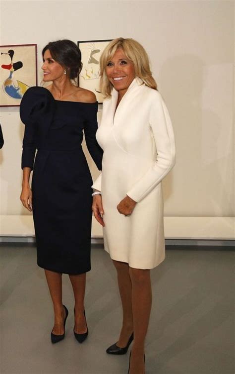 Maybe you would like to learn more about one of these? Letizia and Brigitte Macron