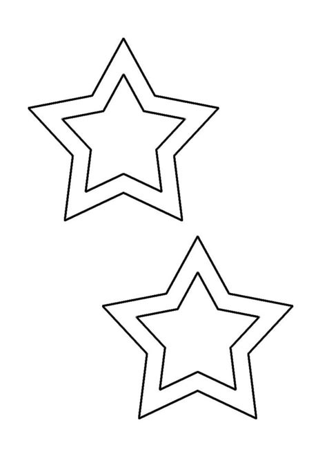 Gabarit Etoiles Coloriage étoile Etoile A Imprimer Gabarit étoile