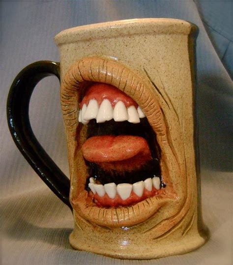 20 Fun Scary And Unique Coffee Mugs Pottery Mugs Unique Pottery