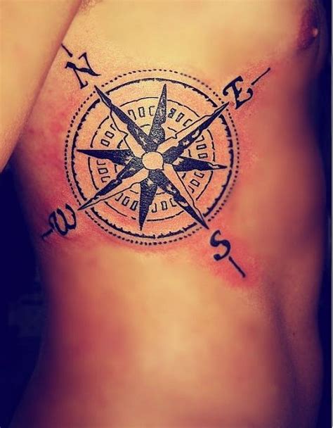 110 Best Compass Tattoo Designs Ideas And Images Compass Tattoo Compass Tattoo Design Lost