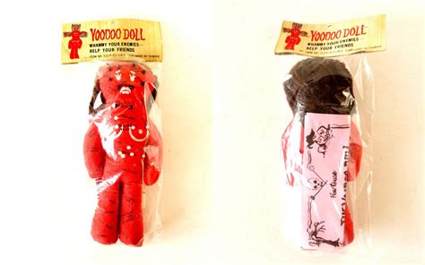 Vintage Female Voodoo Doll Novelty In Original Package C1970s