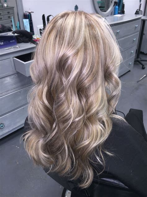 Ash Cool Blonde Lowlights And Highlights Medium Haircut Dye Hair By Meg Bancroft Hair Styles