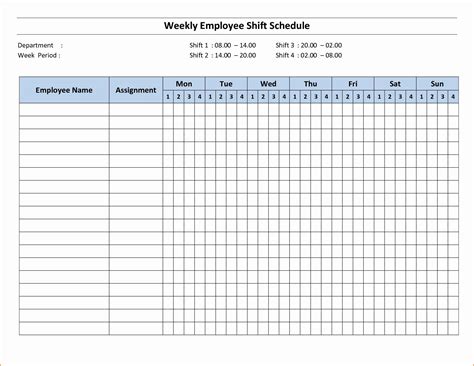 2 Week Schedule Template Awesome 3 Week Schedule Template Schedule