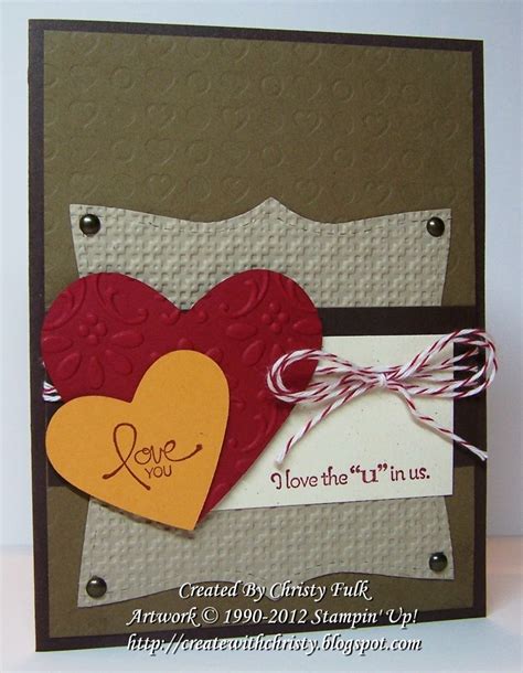 Create With Christy Masculine Valentine Card