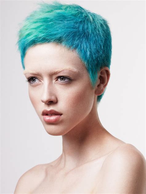 Pictures New Short Punk Hairstyles For Women Short Punk Blue