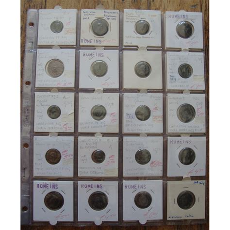 Verzameling Van 33 Romeinse Munten Ap2341 33 Roman Coins