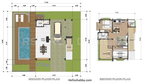 Modern Bahay Kubo Design With Floor Plan Home Alqu