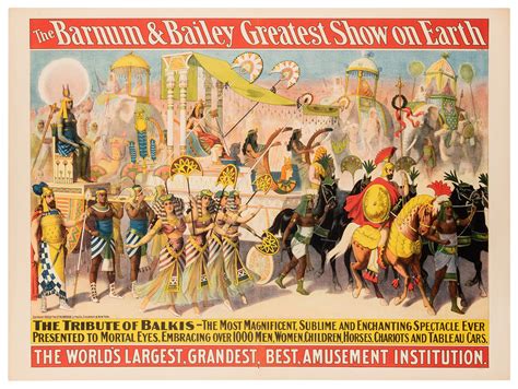 Lot Detail The Barnum Bailey Greatest Show On Earth The Tribute Of