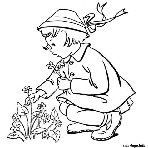 Coloriage jeune fille  JeColorie.com