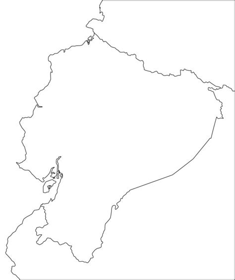 Mapa Del Ecuador Para Colorear Mapas Ecuador Mapa Mapa Para Colorear