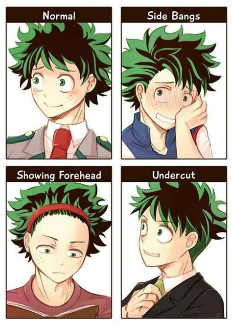 Deku hairstyles | My hero academia manga, Anime, Boku no hero academia